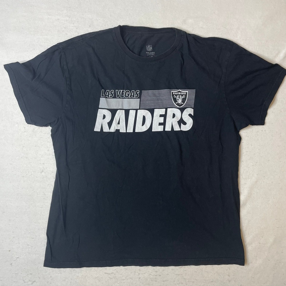 Las Vegas‎ Raiders NFL Team Apparel T-Shirt Mens Large Black Football